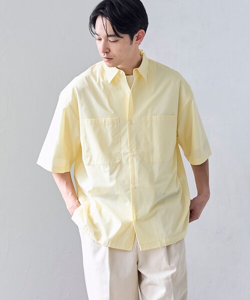 RONEL シャツ 半袖 「RONEL」NCブロードシャツ（半袖） メンズ
