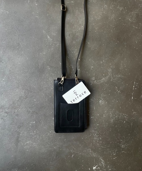 terrace 財布 「ユニセックス」本革ウォレット＆スマホ