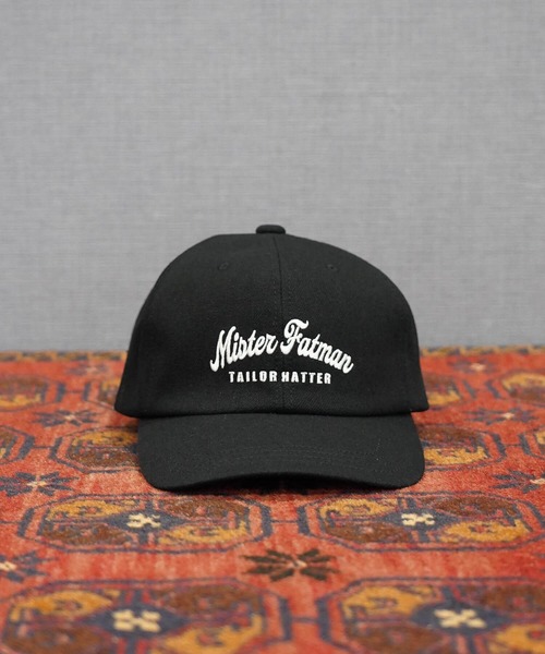 Mr.FATMAN ブラック コーデュロイキャップ Mr.FATMAN KAISER TRUCKER CAP 5243012 BLACK トラッカー