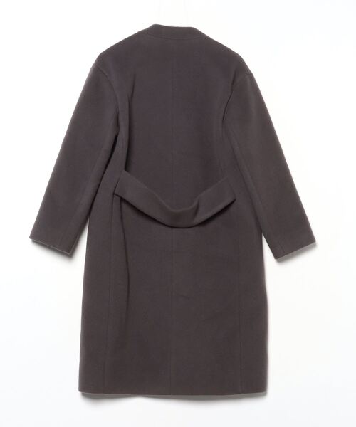 ノーブル　ノーカラーコート　Noble NOBLE（ノーブル） ノーカラーコート 40 グレー レディース : ZOZOTOWN