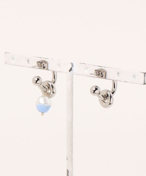 JUSTINE CLENQUET ピアス ETHAN BLUE EARRINGS 31JC05ETHAN4