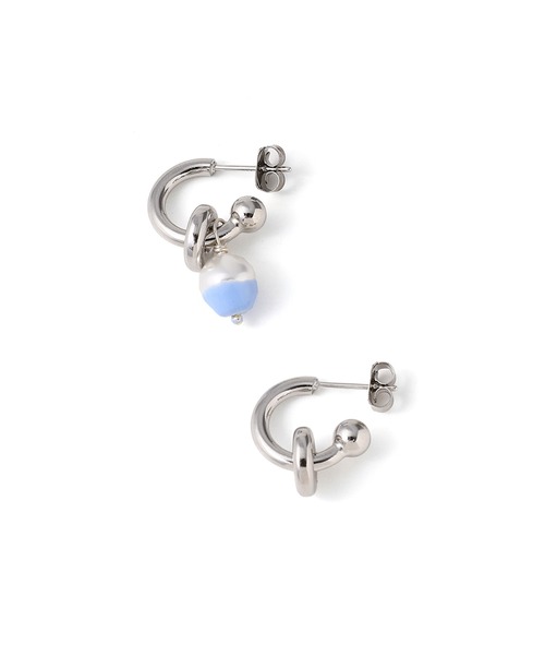 JUSTINE CLENQUET ピアス ETHAN BLUE EARRINGS 31JC05ETHAN4