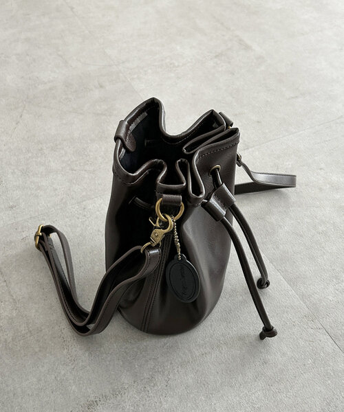 CPCM（シーピーシーエム） ショルダーバッグ PU巾着ショルダーバッグ