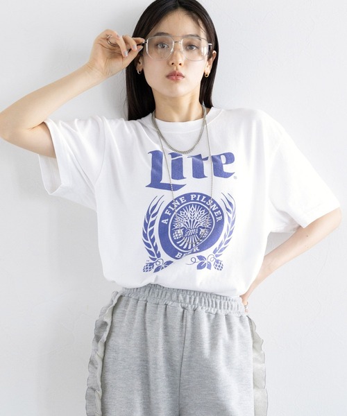 tシャツ GOOD ROCK SPEED/BEERプリントTシャツ レディース GOOD ROCK SPEED tシャツ SPEED/BEERプリントTシャツ レディース