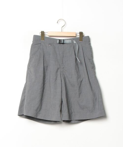 【美品】THE NORTH FACE PURPLE LABEL ハーフパンツ THE NORTH FACE PURPLE LABEL 「THE LABEL」 ハーフパンツ WS グレー