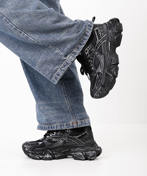 shoes365 スニーカー 脚長ダッドスニーカー メンズ : ZOZOTOWN Yahoo