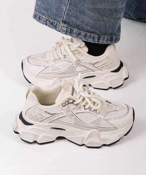 shoes365 スニーカー 脚長ダッドスニーカー メンズ : ZOZOTOWN Yahoo