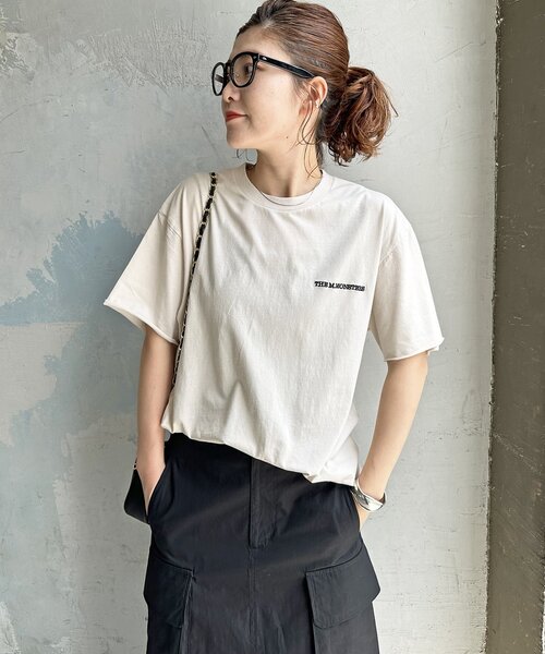 「Spick & Span」 半袖Tシャツ FREE ベージュ レディース