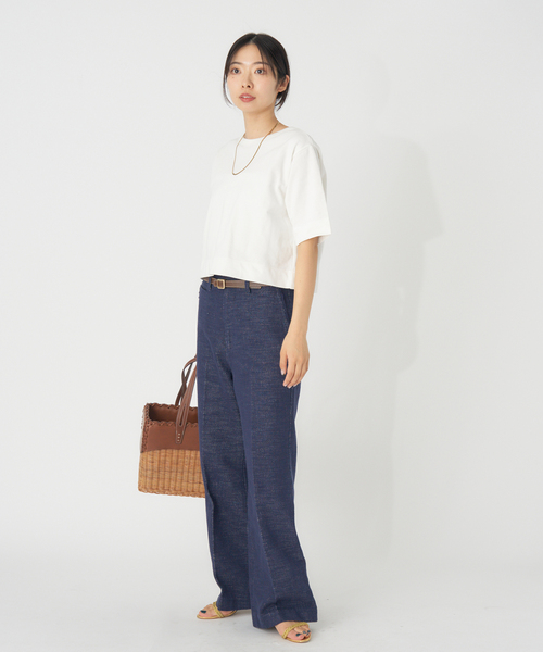 期間限定・お買い得商品: |産地直送 IENA tシャツ ZOZOTOWN : レディース 「追加」クロップドTシャツ トップス