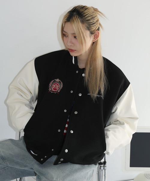 MSG」 スタジャン L ブラック×ブラック メンズ : ZOZOTOWN Yahoo!店