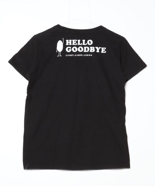 「Design Tshirts Store graniph」 半袖Tシャツ SS ブラック レディース
