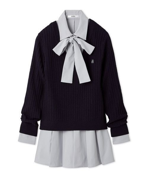 スナイデル SNIDEL シャツコンビチュニック 今期新作 2025秋冬 SNIDEL（スナイデル） シャツコンビチュニック レディース : ZOZOTOWN