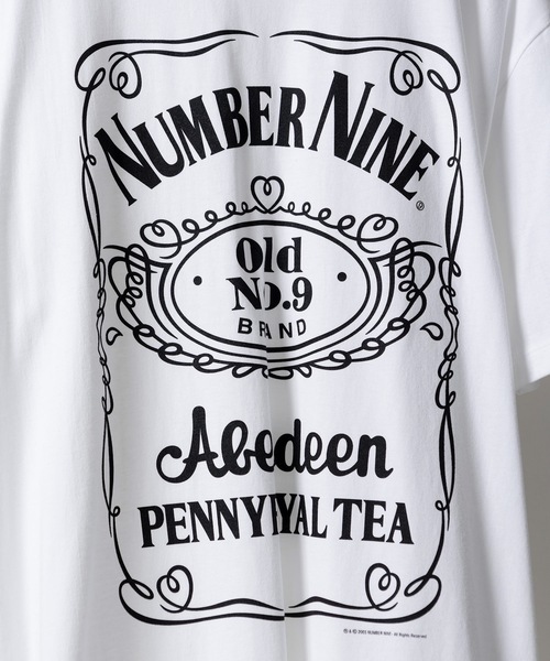 「NUMBER (N)INE」 半袖Tシャツ 3 チャコールグレー メンズ