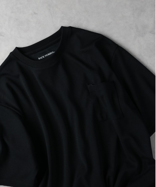 BACK NUMBER tシャツ 「BACK NUMBER」接触冷感 胸ポケット半袖Tシャツ