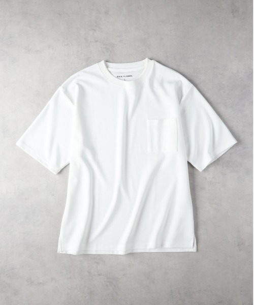 【未開封】back number Tシャツ ホワイトL BACK NUMBER tシャツ 「BACK NUMBER」接触冷感 胸ポケット半袖Tシャツ