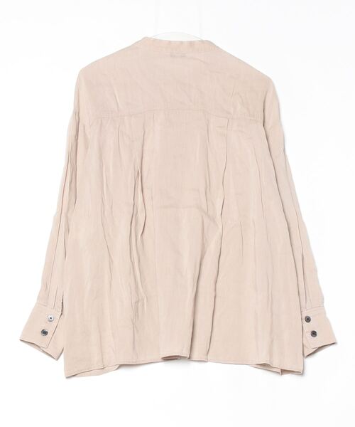 「PLST」 長袖ブラウス M ベージュ レディース