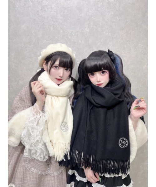 Ank Rouge（アンクルージュ） ストール マフラー ロゴキラキラストール