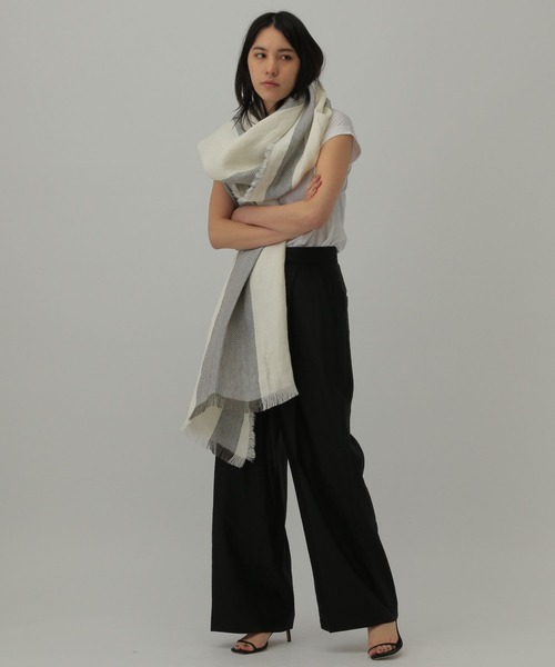 「ASAUCE MELER」 ストール FREE スミクロ レディース_画像4