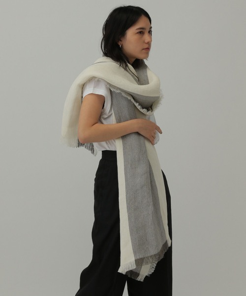 「ASAUCE MELER」 ストール FREE スミクロ レディース_画像7