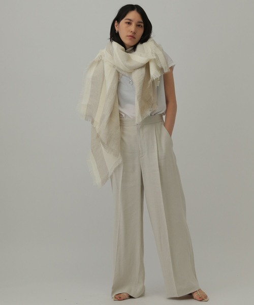 「ASAUCE MELER」 ストール FREE スミクロ レディース_画像9