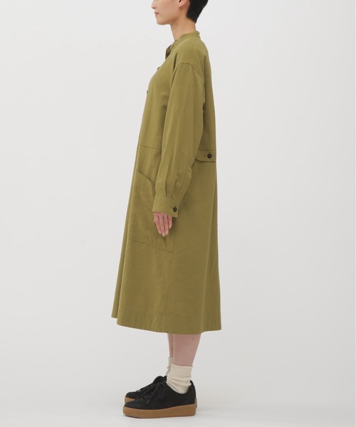 MHL.（エムエイチエル） ワンピース FINE COTTON WOOL TWILL