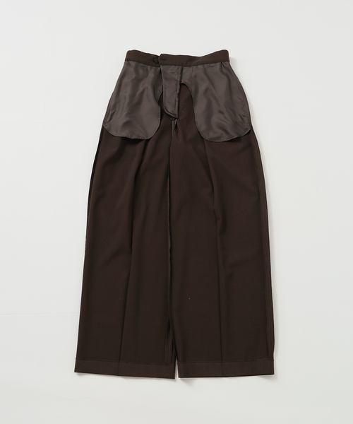 plage（プラージュ） スラックス パンツ One Tuck Straight Wide