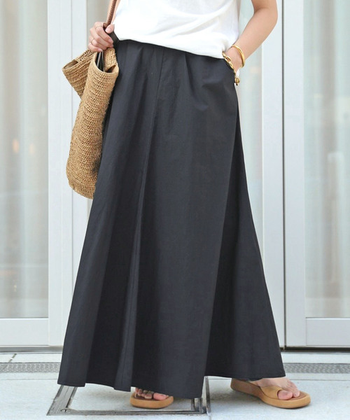 ドゥーズィエムクラス フレアスカート サイズ38 Deuxieme Classe（ドゥーズィエムクラス） フレアスカート 38 ブラック