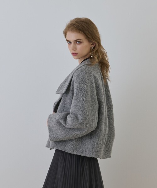 Diagram コート アウター アルパカシャギージャケット レディース