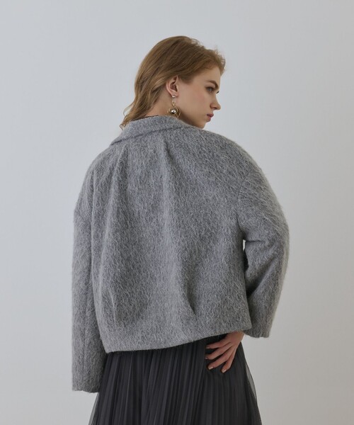 Diagram コート アウター アルパカシャギージャケット レディース