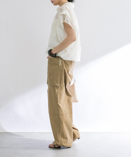 「RIVE DROITE」 半袖シャツ FREE ミント レディース_画像4