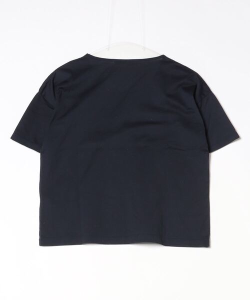 「Rie Miller」 半袖Tシャツ 38 ネイビー レディース_画像2