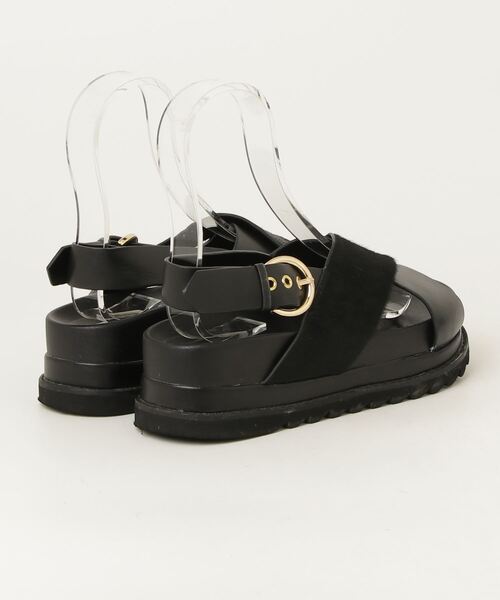 「UNITED ARROWS」 フラットサンダル 36 ブラック レディース_画像2