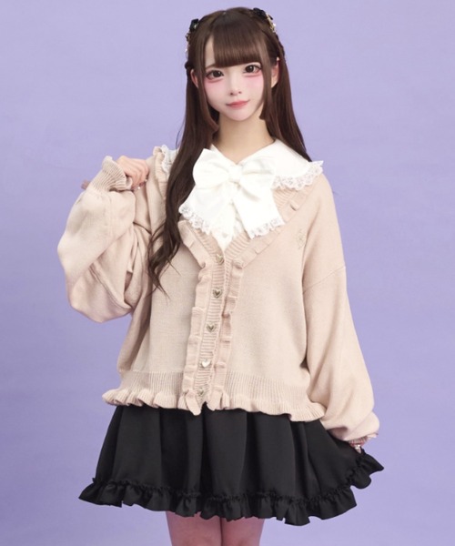 [ほぼ新品]ニットセーター「Secret」 Secret Honey（シークレットハニー） ニット セーター ワンポイント