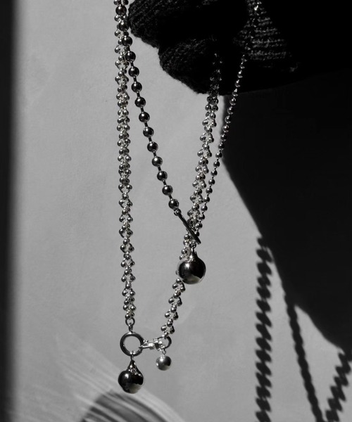 ネックレス ポム ボールチェーン ネックレス / Pome ballchain necklace レディースの画像