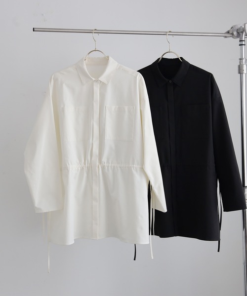 for/c（フォーシー） ブラウス シャツ ウエストドロストシャツ