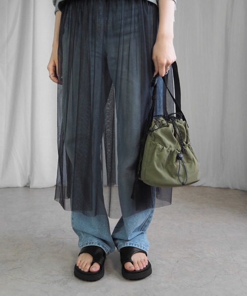「minia」 フラットサンダル L シルバー レディース_画像4