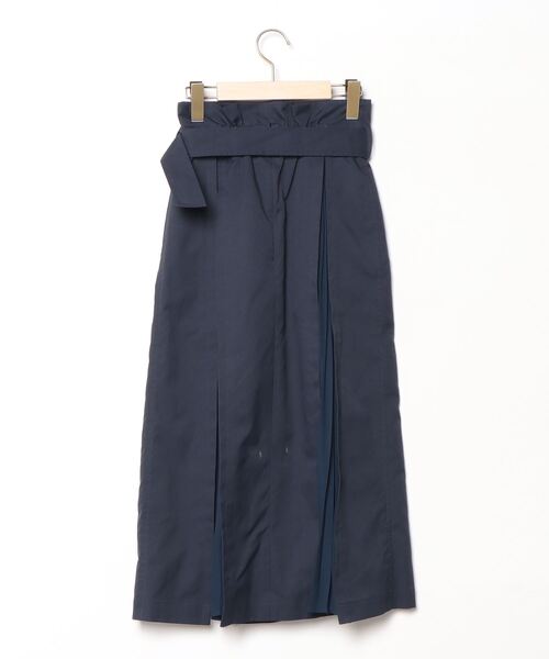 「The Virgnia」 フレアスカート 36 ネイビー レディース_画像2