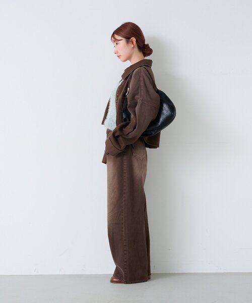 Kastane ビジュー付きデニムパンツ サイズ0 Kastane（カスタネ） ジーンズ デニム デニムパンツ 「セットアップ