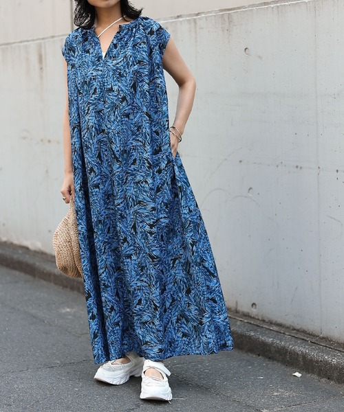 「COLONY 2139」 半袖ワンピース FREE ブルー レディース_画像2