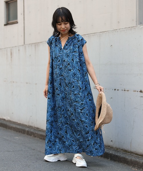 「COLONY 2139」 半袖ワンピース FREE ブルー レディース_画像4