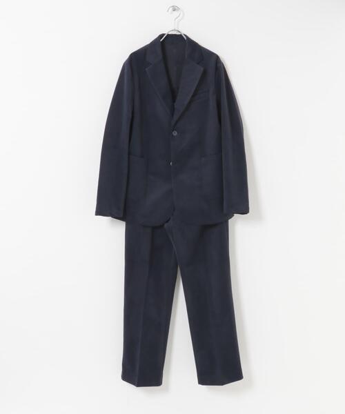 【ブラック】『XLサイズあり』起毛カットツイルセットアップ URBAN RESEARCH ROSSO MEN セットアップ 「XLサイズあり」起毛カット