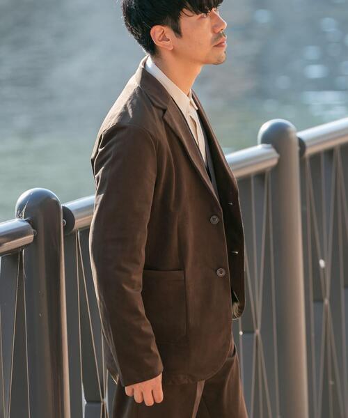 URBAN RESEARCH セットアップ スーツ M ベージュ 茶 URBAN RESEARCH ROSSO MEN セットアップ 「蓄熱 / XLサイズあり