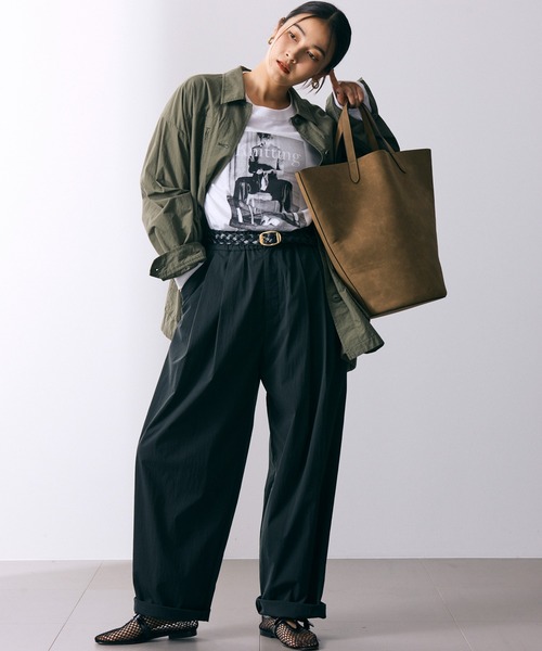 BABYLONE（バビロン） パンツ 36inch ブラック レディース : ZOZOTOWN