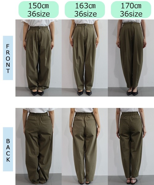 BABYLONE（バビロン） パンツ 36inch ブラック レディース : ZOZOTOWN