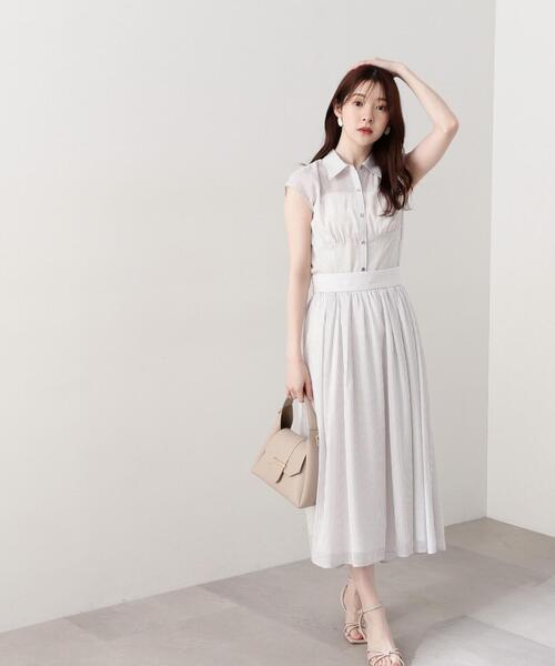 「PROPORTION BODY DRESSING」 フレアスカート SMALL ブラウン レディース_画像5