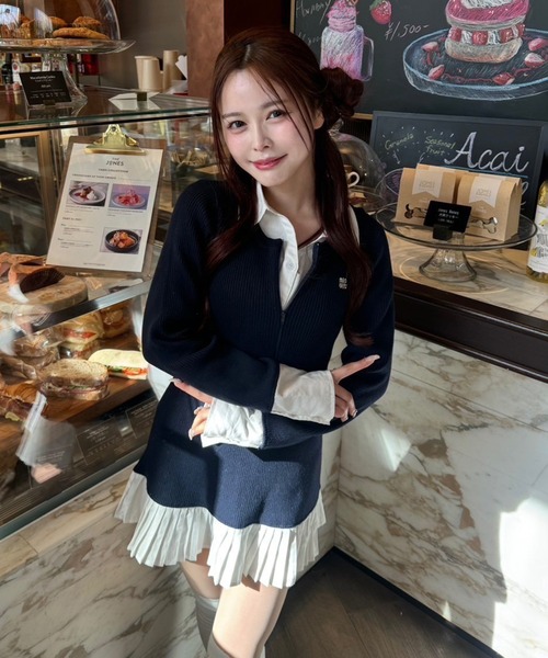 one after another NICE CLAUP 「one CLAUP」 ニットワンピース FREE