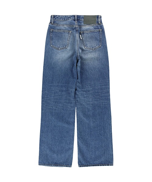 「ALEXIA STAM」 ブーツカットデニムパンツ 1 ブルー レディース_画像3