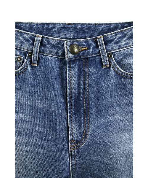 「ALEXIA STAM」 ブーツカットデニムパンツ 1 ブルー レディース_画像4