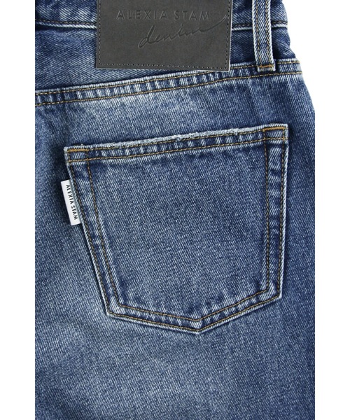 「ALEXIA STAM」 ブーツカットデニムパンツ 1 ブルー レディース_画像6