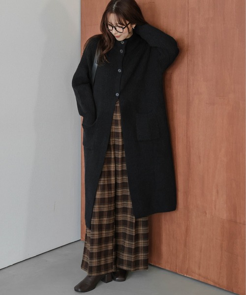カーディガン ロングニットカーディガン レディース : ZOZOTOWN Yahoo